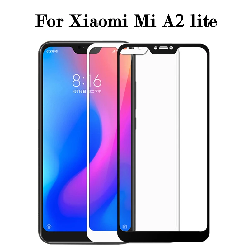 Защитное стекло на Ksiomi для Xiaomi Mi A2 Lite закаленное Xiaome Xaomi Xiomi Xiami 2A mia2 a2lite Защитная