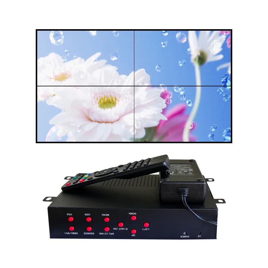2x2 видео настенный контроллер для ТВ дисплей|controller control|control wallcontroller display |