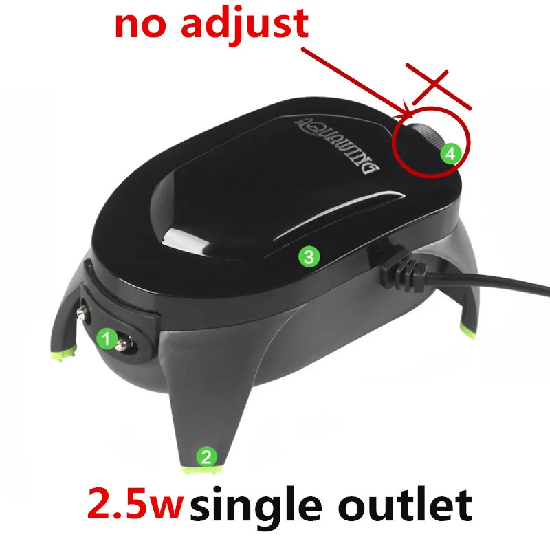 Newest Super aquarium air pump compressor for adjustable silent quiet control fish accessories | Дом и сад