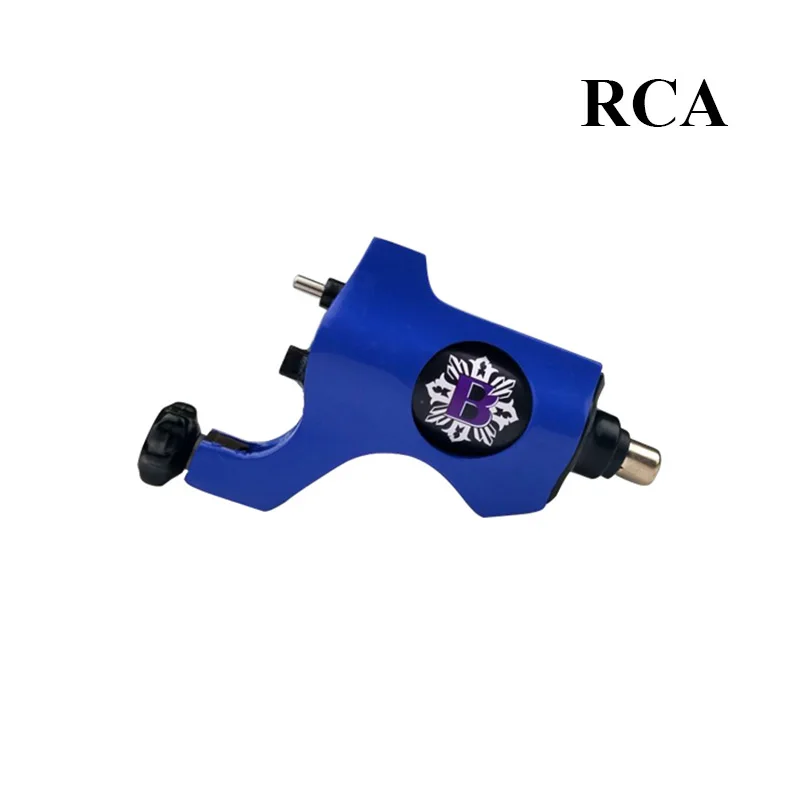 RCA Blue Лидер продаж стиль епископа татуировка машина для нанесения кремовых теней/вкладыш Регулируемый Электрический Ротационная Машина татуировки боди-арт тату поставки - Цвет: RCA Blue