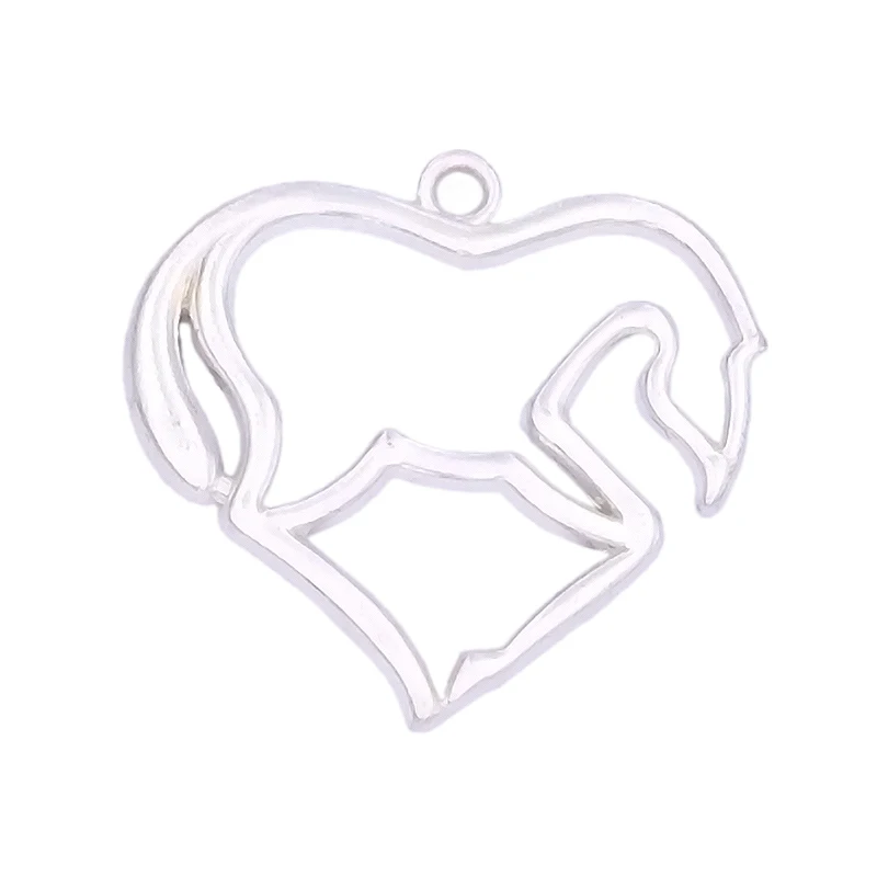 Подвеска в виде лошади из сплава с двойным носом | Украшения и аксессуары