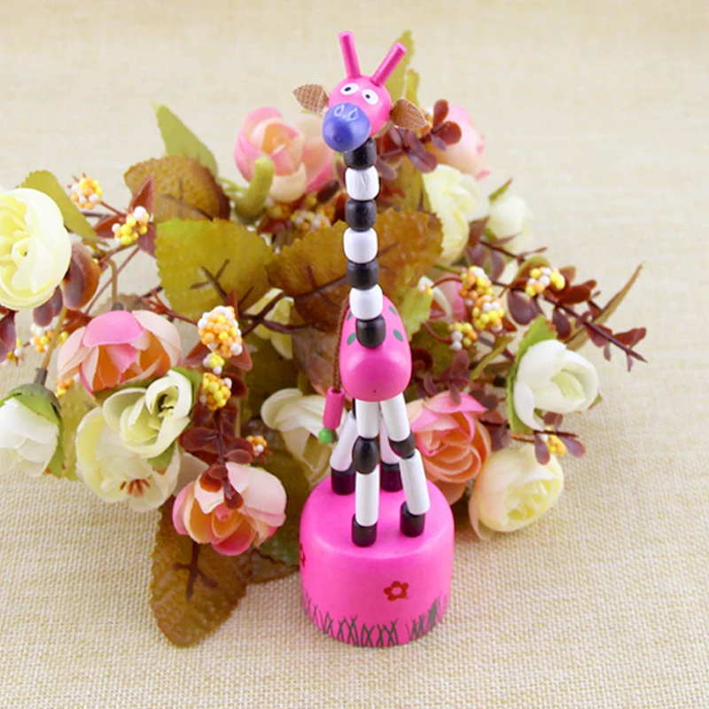 1 шт. Новое поступление Детские забавные деревянные игрушки развивающие танцы