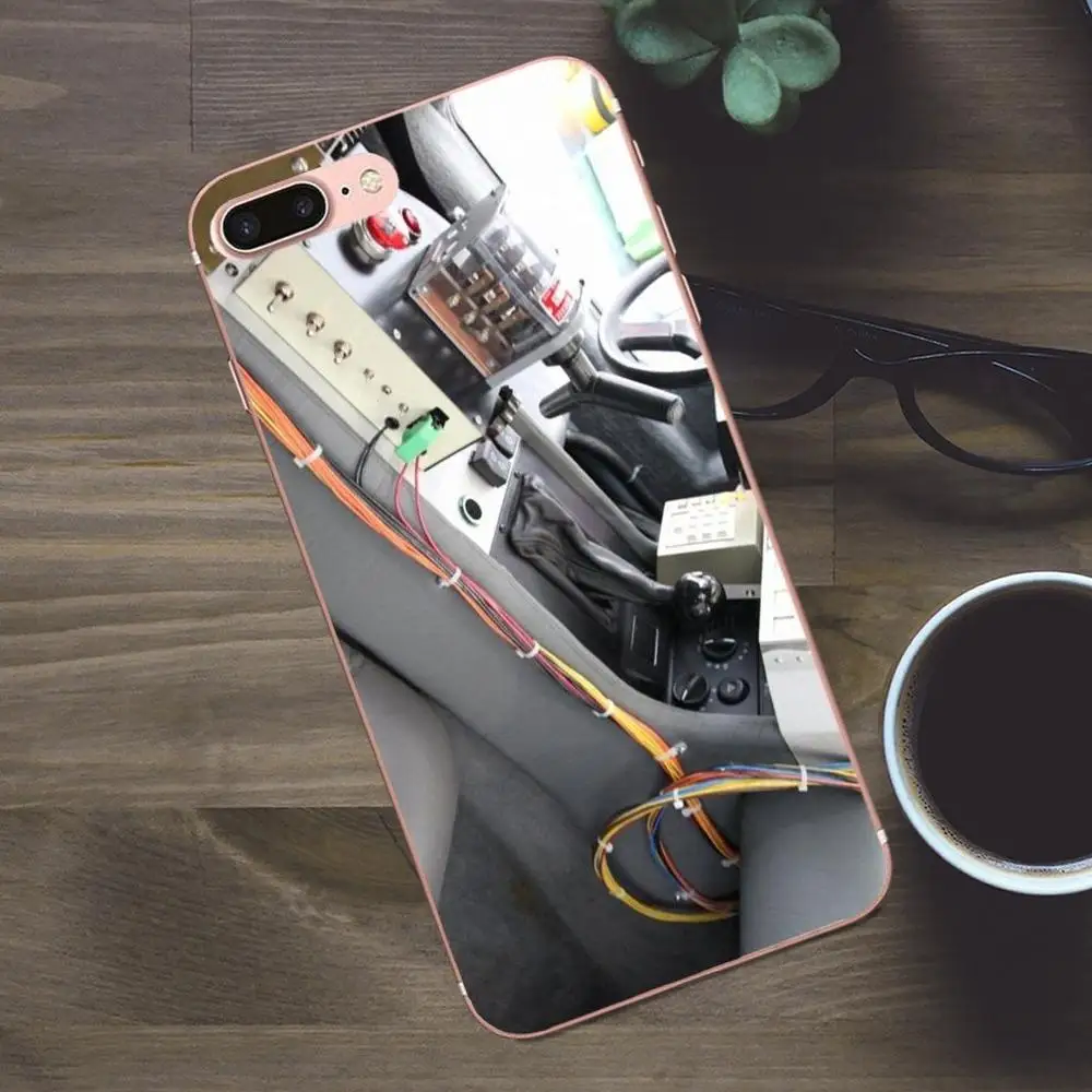 Bixedx Delorean Car Back To The Future Retro для Apple iPhone 4 4S 5 5C SE 6 6S 7 8 Plus X Galaxy A3 A5 J1 J2 J3 J5 J7 2017 | Мобильные