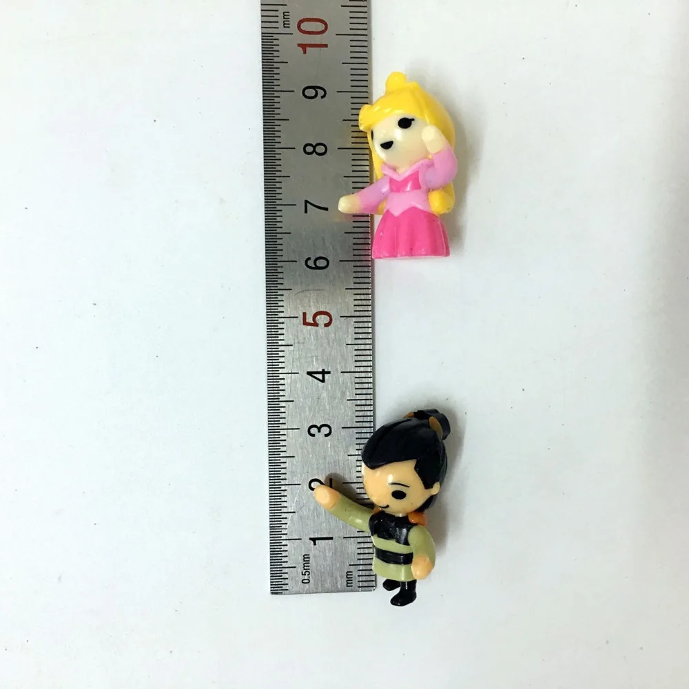 

100pcs/lot lovely pvc princess serier figure anime decorative article gift