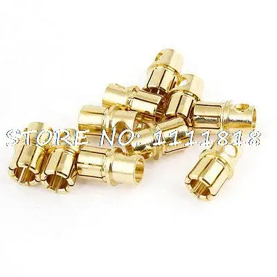 10 шт. RC модель Li Po батарея Мужская Банановая Пуля разъем 8 мм|8mm connector|plug connectorplug 8mm |