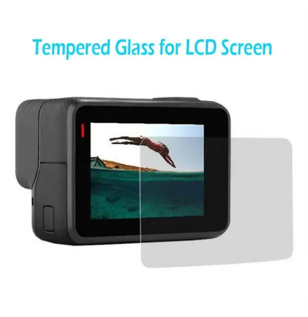 For Hero 5 6 Screen Защитный чехол из закаленного стекла для GoPro Go Pro Hero 5 6 Black 4 Session camera Защитная пленка для телефона Hero5 Hero6 защитная пленка - Цвет: For Hero 5 6 Screen