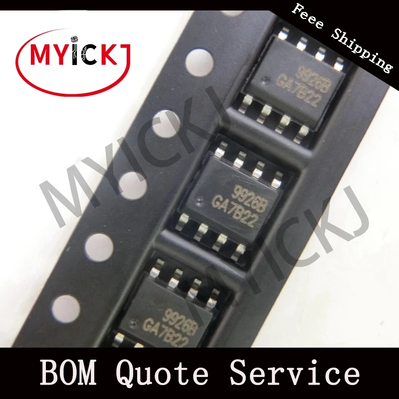 10 шт. AO9926B MOSFET 2N CH 20V 7.6A 8 SOIC IC CHIP 9926B|Светодиодные чипы| |