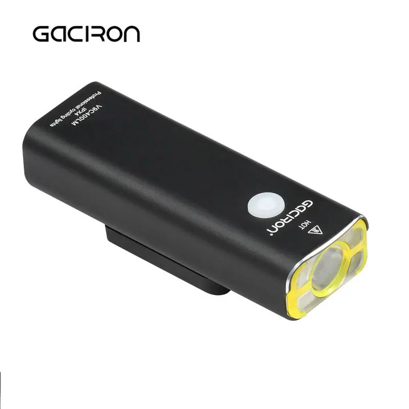 Светодиодный фонарь GACIRON для горного велосипеда 400 лм USB перезаряжаемый дорожного