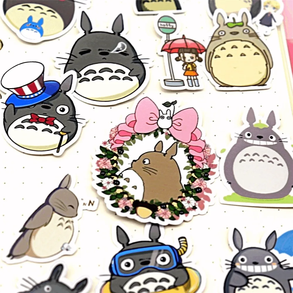 36 шт. kawaii cat наклейки для ноутбука катания на сноуборде домашний декор стайлинга