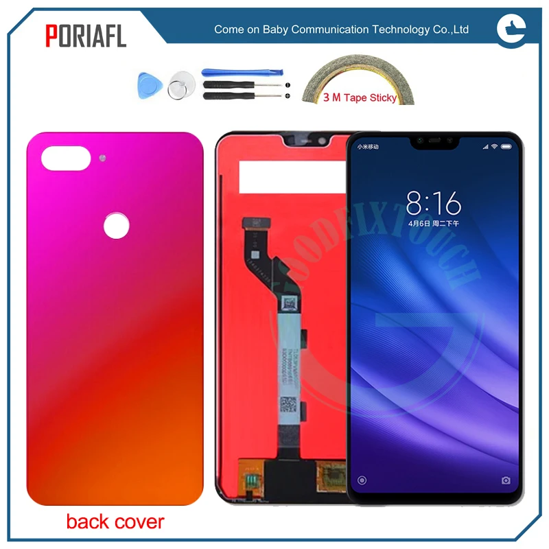 Протестированный ok для Xiaomi 8 lite Mi8 ЖК дисплей кодирующий преобразователь