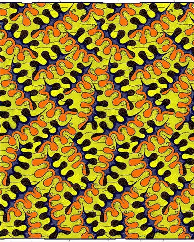 29 ESEWING Высококачественная африканская восковая ткань с принтом хлопок Анкара швейный материал для платья Анкара восковая ткань с принтом 6 ярдов - Цвет: 29