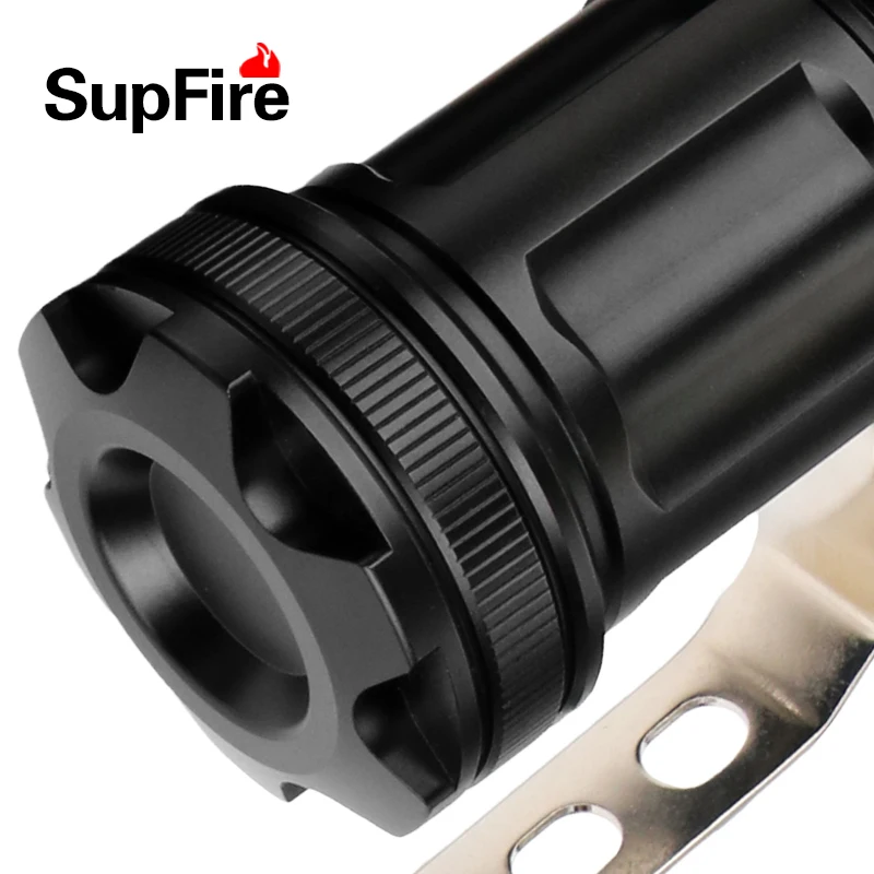 Фонарик Supfire L1 3800 люмен 5 CREE светодиодный водонепроницаемый Тактический для