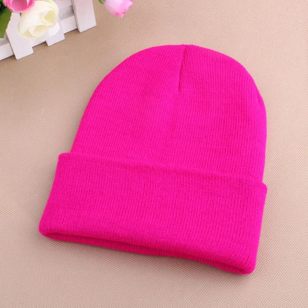 Лидер продаж модная мужская и женская зимняя шапка в стиле унисекс Вязаная Шапка