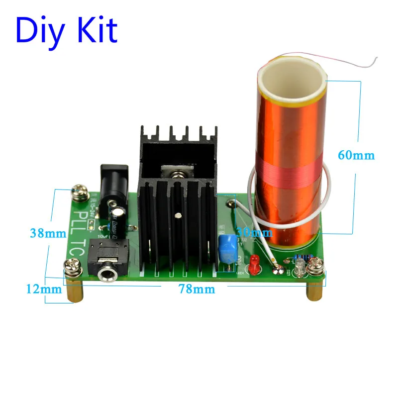 Aiyima DIY Наборы 15 Вт мини Музыка катушки Тесла плазменной Динамик Arc генератор