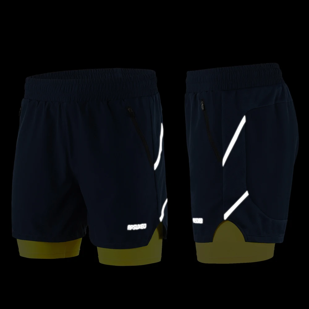 lixada 2 in 1 Running Shorts Quick Drying Breathable Active Training Exercise Jogging Marathon MTB Men Cycling mtb shorts | Спорт и
