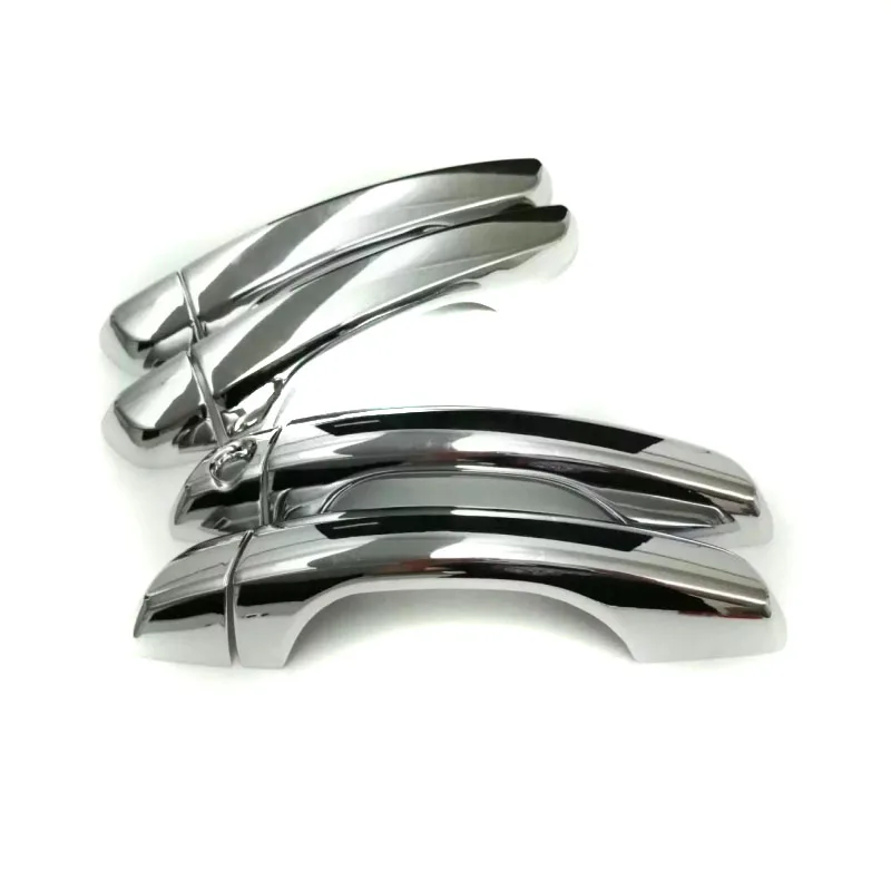 FIT FOR HYUNDAI ELANTRA AVANTE 2016 2017 CHROME DOOR HANDLE COVER TRIM MOLDING CATCH OVERLAY GARNISH CAP CUP PROTECTOR 8PCS/SET |