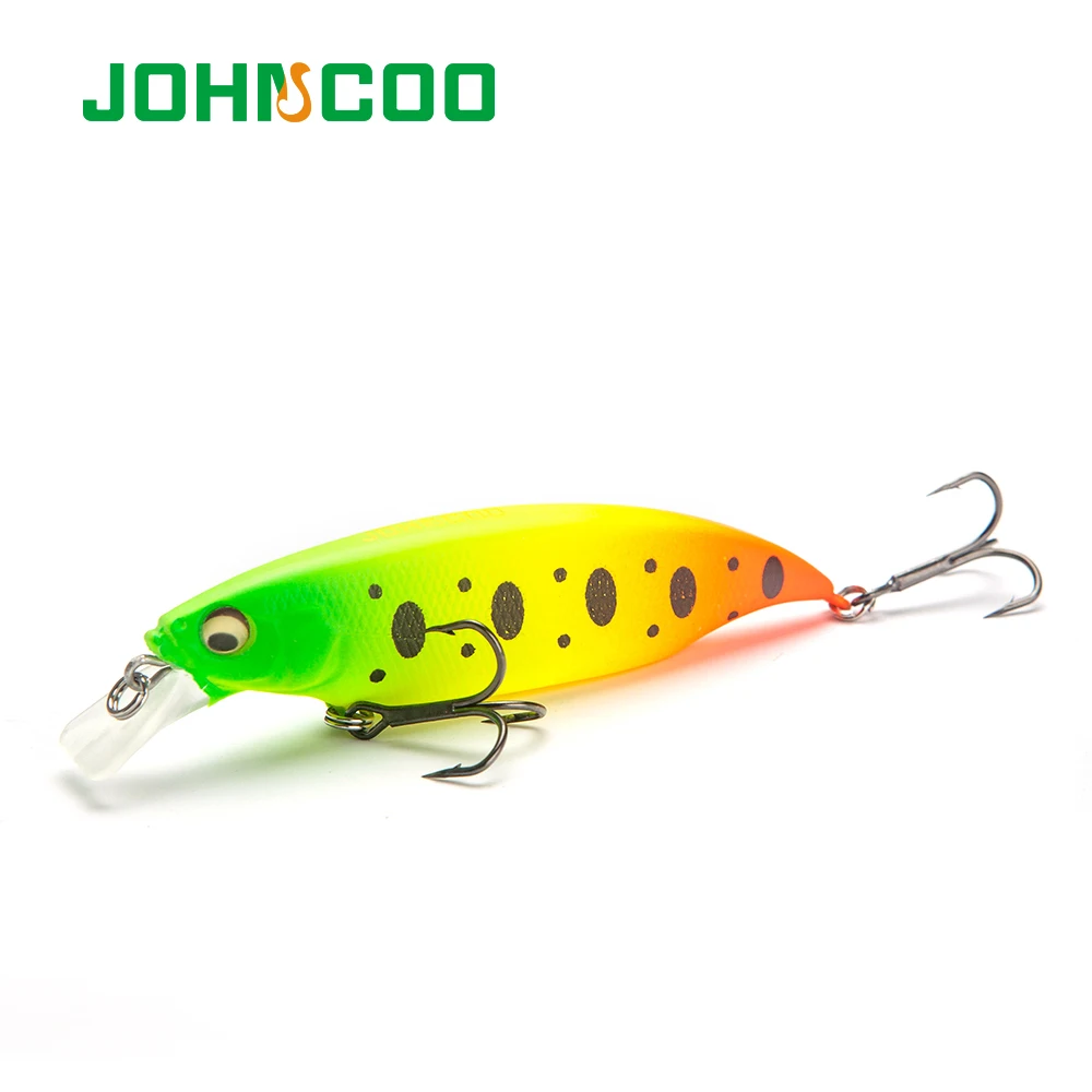 JOHNCOO 1 шт. новая жесткая рыболовная приманка 80 мм 10 5 г плавающая Минноу 3D глаза