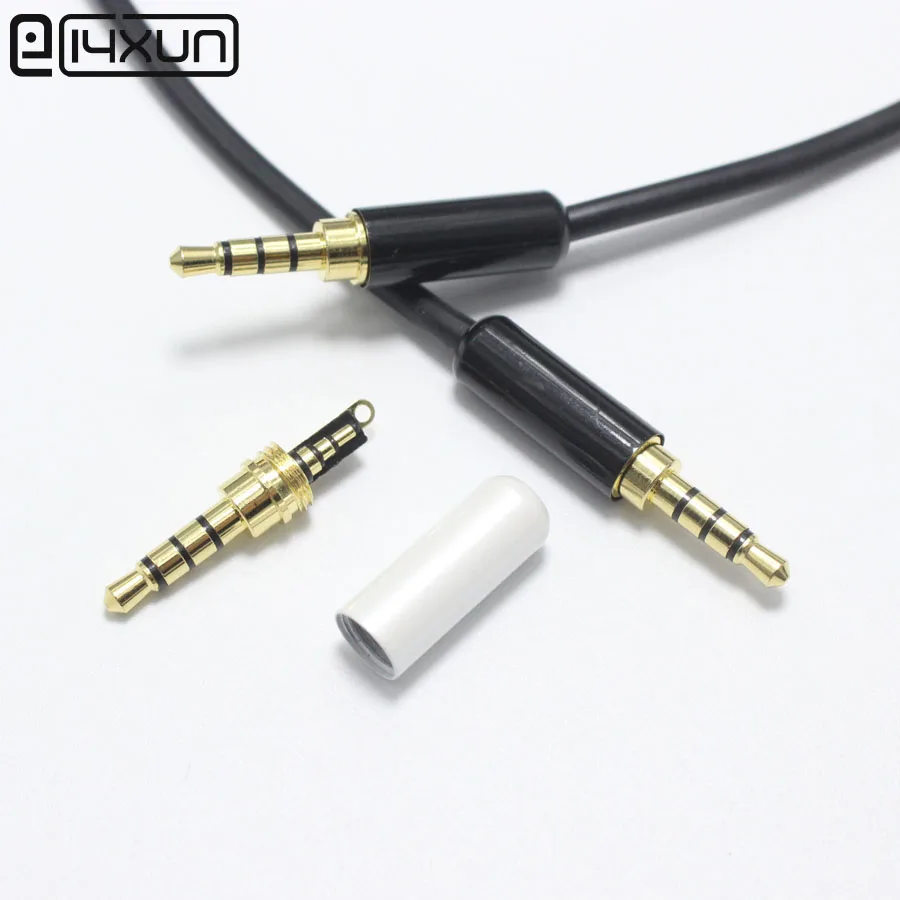 Аудиоадаптер с позолоченным штекером 3 5 мм для наушников 1 шт. штекер