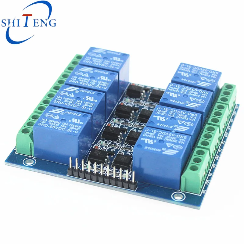 5 В 8 дорог 10 А изоляционный релейный модуль с оптической муфтой|isolation relay|module relayrelay