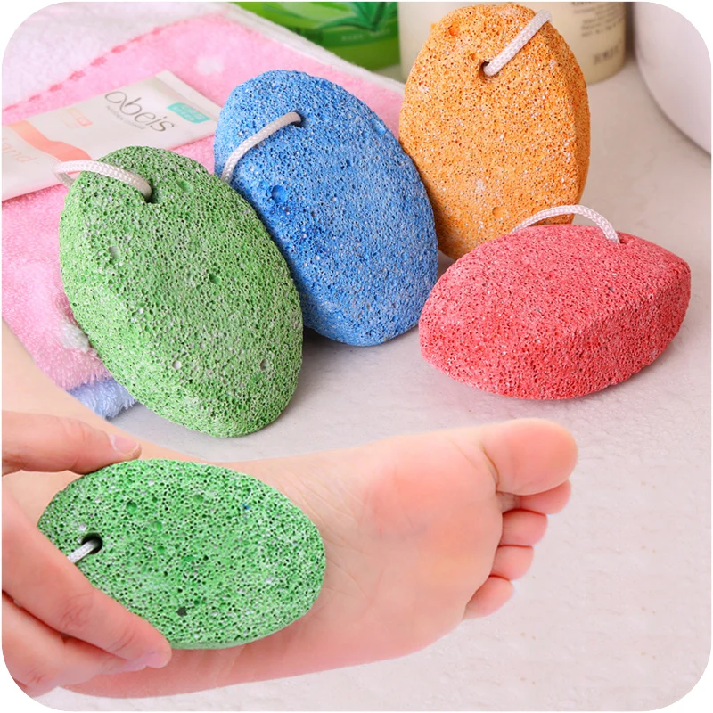 Щетка для стоп из натурального камня скраб массажный педикюра отшелушивающие