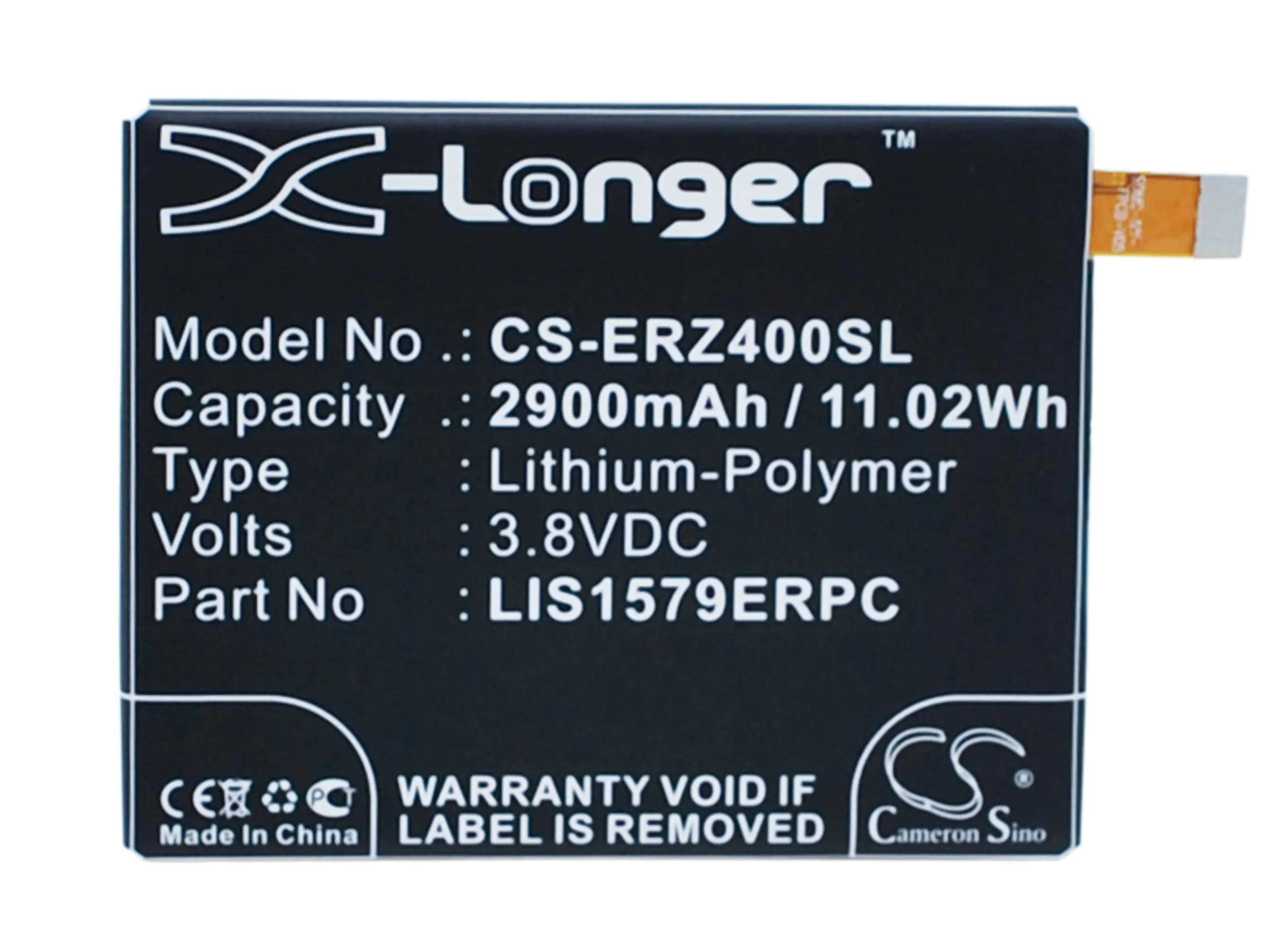 Аккумулятор Cameron Sino 2900 мАч LIS1579ERPC для Sony Ericsson E5506 Lavender SS SO 03G Xperia C5 Z3 Plus Z4 LTE