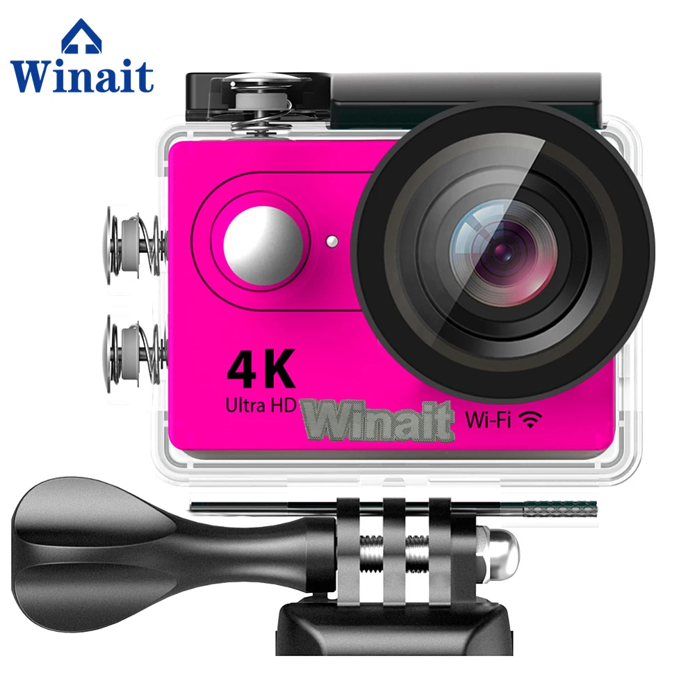 Winait Mini Sports DV 170D объектив рыбий глаз utлsr HD 4k камера со встроенным WIFI 30 М Подводная
