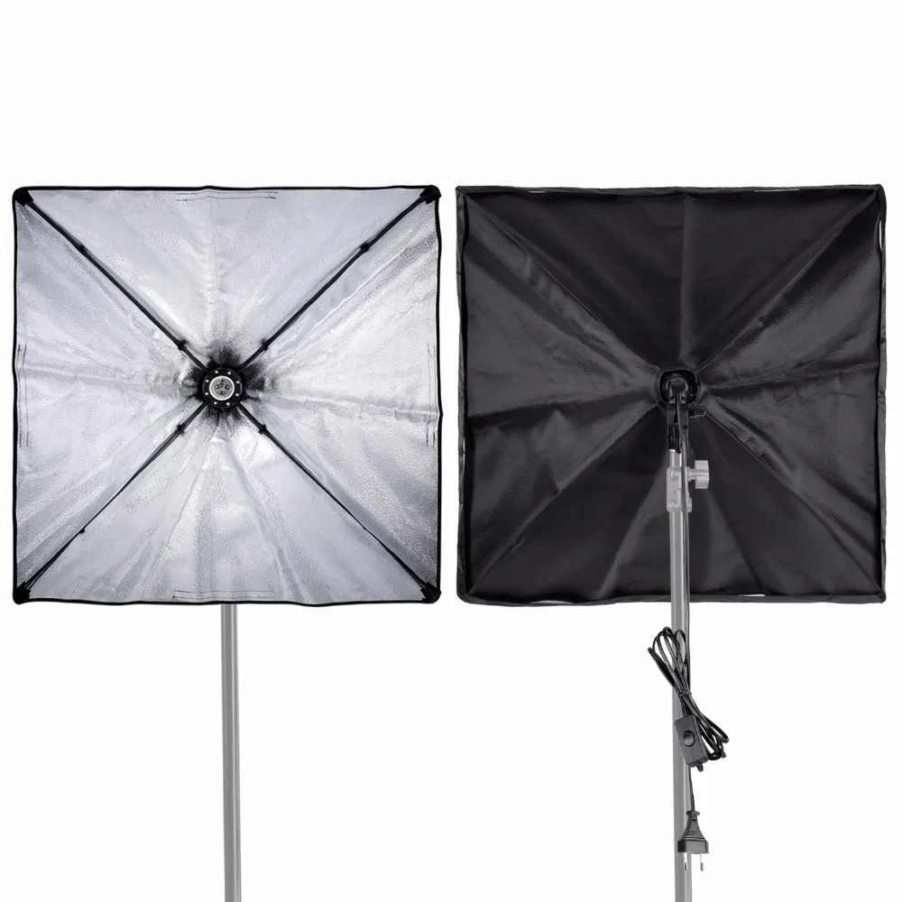 Neewer 700 Вт профессиональной фотографии 24x24 дюймов/60x60 см Softbox с E27 разъем освещения
