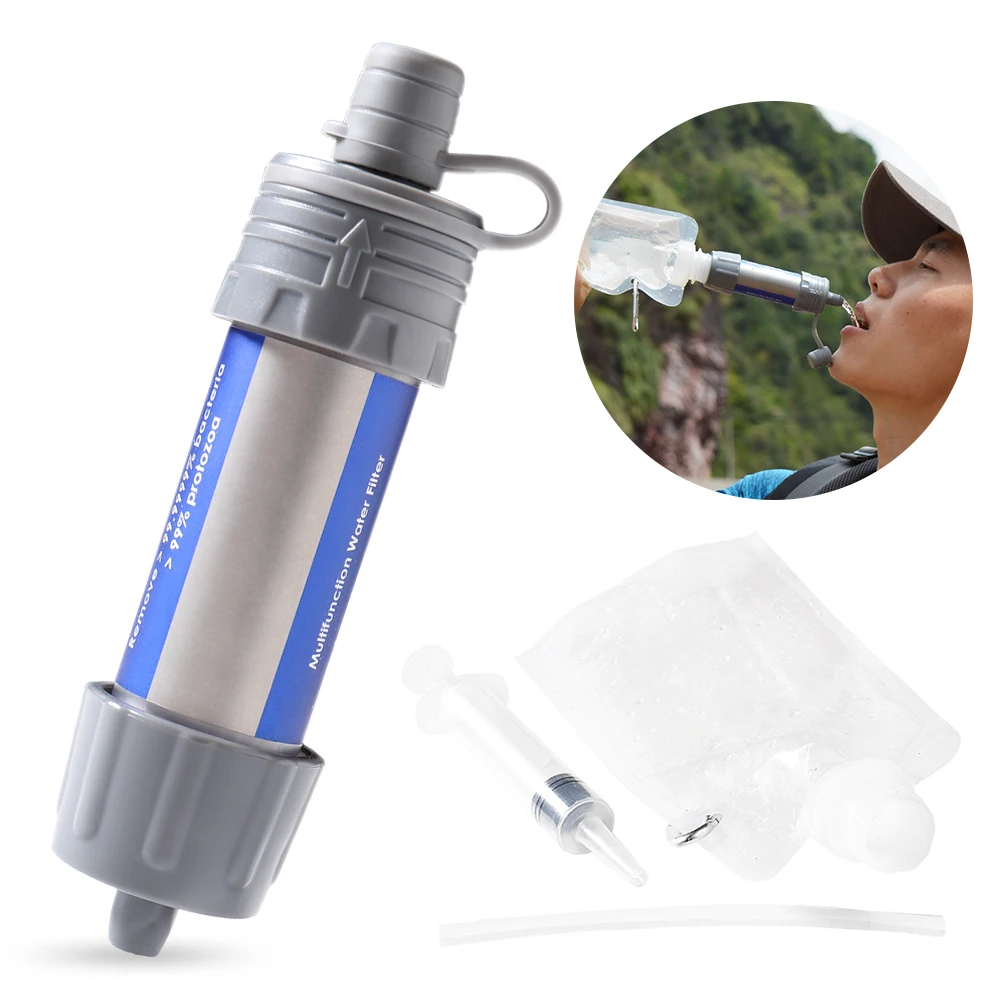 

Outdoor Water Purifier Outdoor Water Filtration System Water Purifier Water Filter Straw For Emergency Camping Hiking Survival