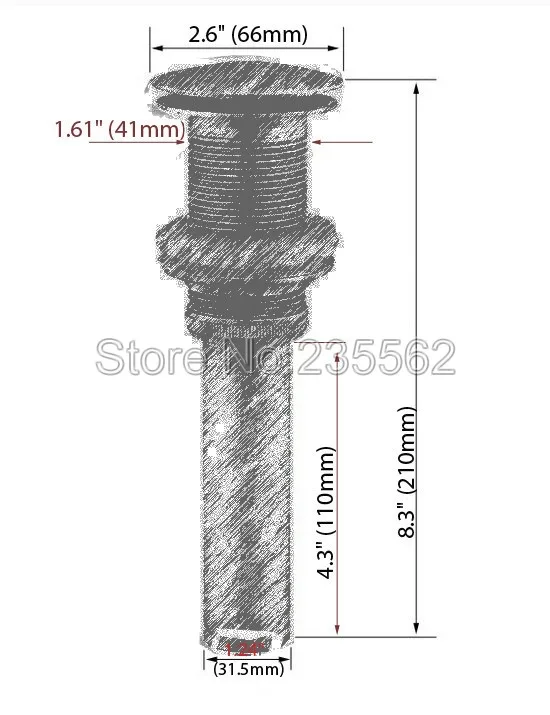 Современная хромированная латунная отделка большой круглый колпачок