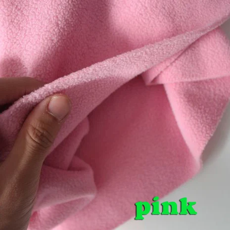 Двухсторонняя флисовая ткань розового цвета антипиллинг толстовки подкладочная