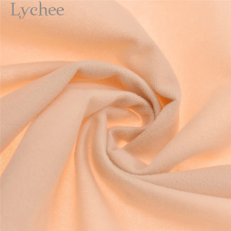 Lychee Life полуметр кукольная кожа ткань однотонная плюшевая DIY лоскутное шитье