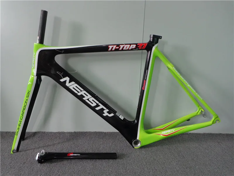 

cadre carbone route 2018 Carbon Frame Road 2016 54cm 56cm Road Bike Frame Carbon Bicycle Spare Parts