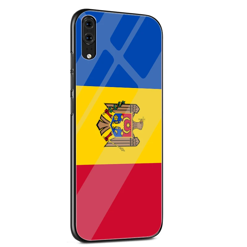 Desxz стеклянный чехол для телефона Huawei Mate Honor 8X 9 10 7A 20 P30 P20 P10 Lite Pro P Smart Cover Флаг