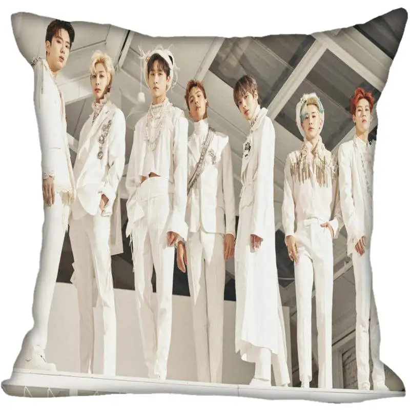 14 Наволочки из шелкового сатина с принтом Monsta X, Размеры 35x35 см, 40x40 см - Цвет: 14