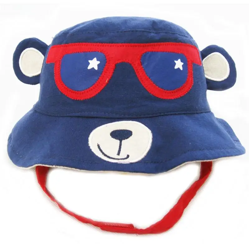 1 шт. мультяшная детская шапка летняя Осенняя хлопковая Солнцезащитная Панамка