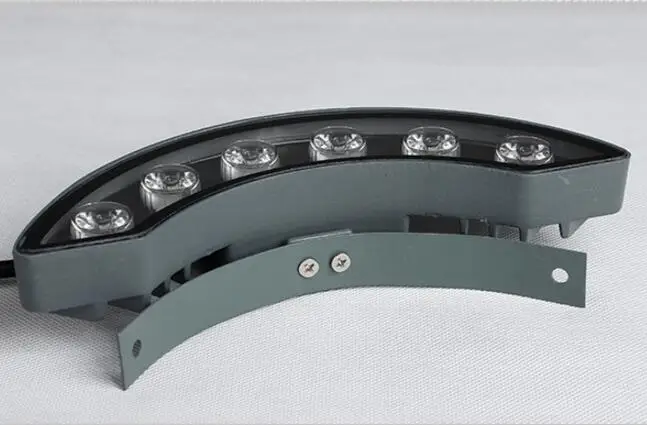 Лидер продаж светодиодная гофрированная лампа для плитки 6 Вт полумесяц свет