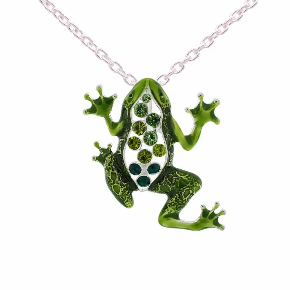 frog Мода Boho чокер колье с животными богемные макси Colar эмаль черепаха свинья ожерелья с лошадьми& Подвески для женщин ювелирные изделия - Окраска металла: frog