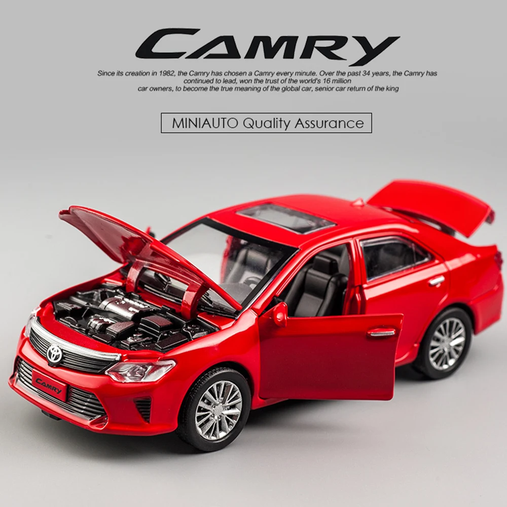 KIDAMI 1:32 Сплав MINIAUTO Camry оттягивающаяся литая под давлением модель автомобиля