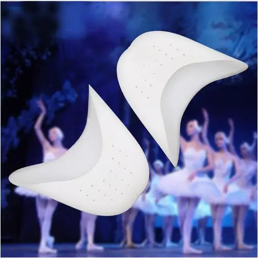 Новые 12 штук (6 пар) /Лот профессиональных силиконовых гелевых накладок на носочек для балетных туфель.