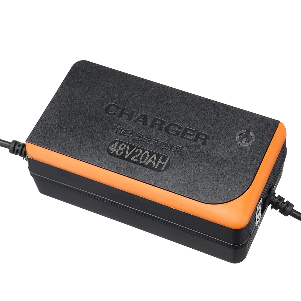 48V 20AH 1,8-5.0A мотоцикл электрический велосипед Скутер свинцово-кислотный Smart Батарея Зарядное устройство 220V Мощность