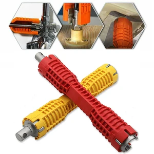 Многофункциональная раковина, раковина сервисный ключ для смесителя, бытовая, для ванны, для кухни, монтажный ключ, инструменты для установки, красный, желтый, оранжевый цвет