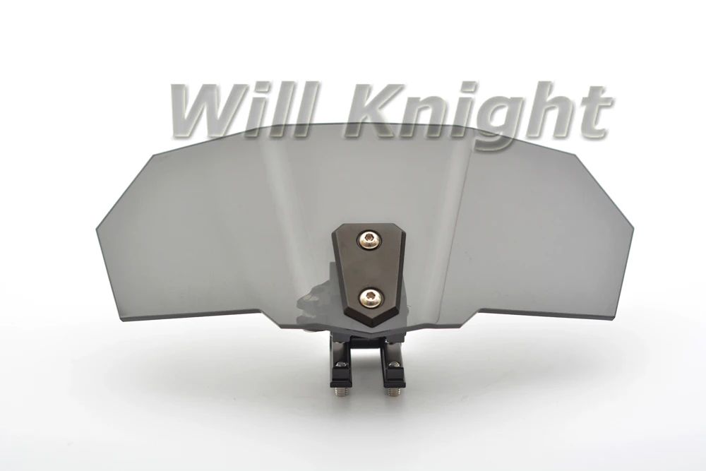 Регулируемое ветровое стекло с воздушным потоком черный Болтовой Регулируемый