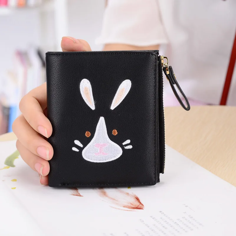 Dudini ms. короткие деньги кошелек женский милый мультфильм держатель для карт