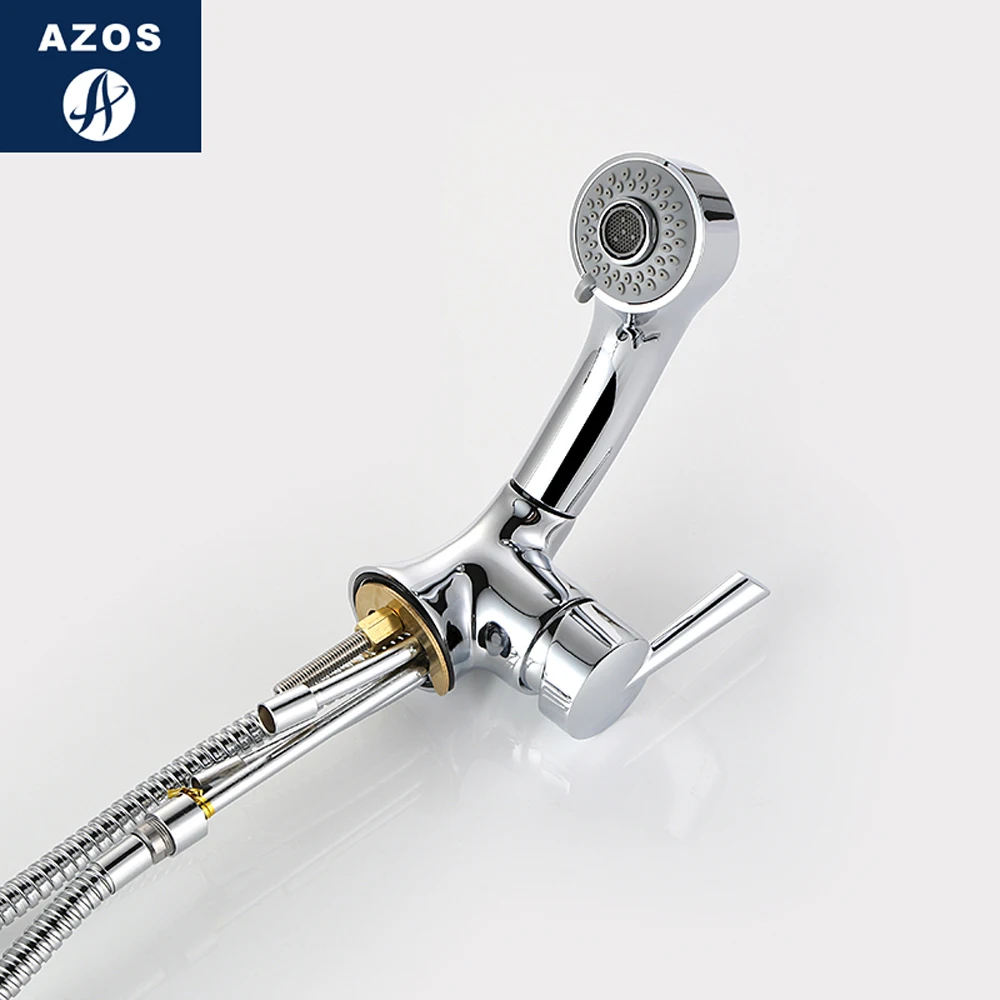 Современный Смеситель для ванной комнаты Вытяжная насадка душа с одной ручкой