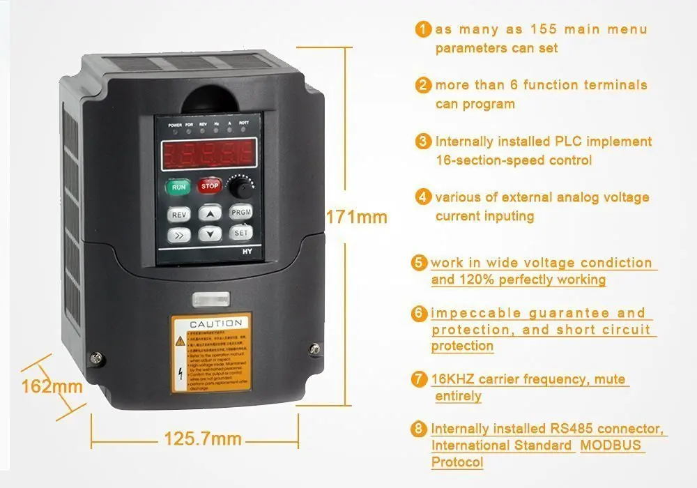 800 Вт AC мотор шпинделя Наборы 0.8KW 4 подшипниками с водяным охлаждением + 1.5KW 220V