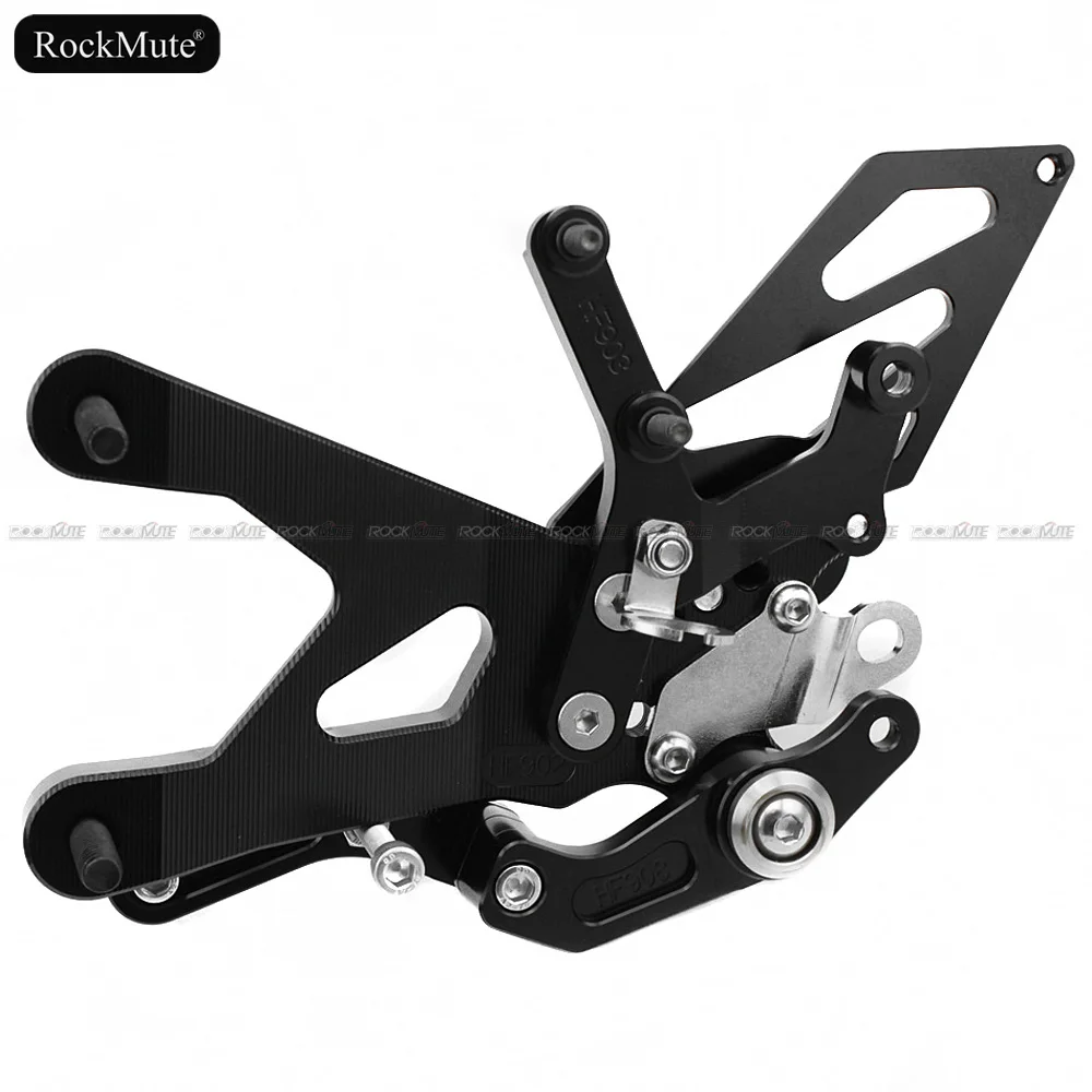 Регулируемый задний комплект с ЧПУ для мотоцикла YAMAHA набор ног Rearsets YZF R1 2015 2016