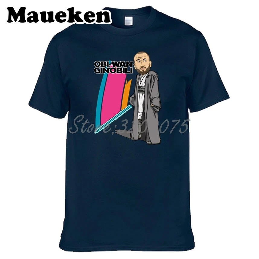 Мужская футболка Obi Wan Ginobili 20 Manu футболки с короткими рукавами модная героями