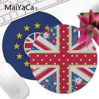 maiyaca united kingdom uk flag comfort round mouse mat gaming mousepad computer peripherals keyboard pad home gifts mat