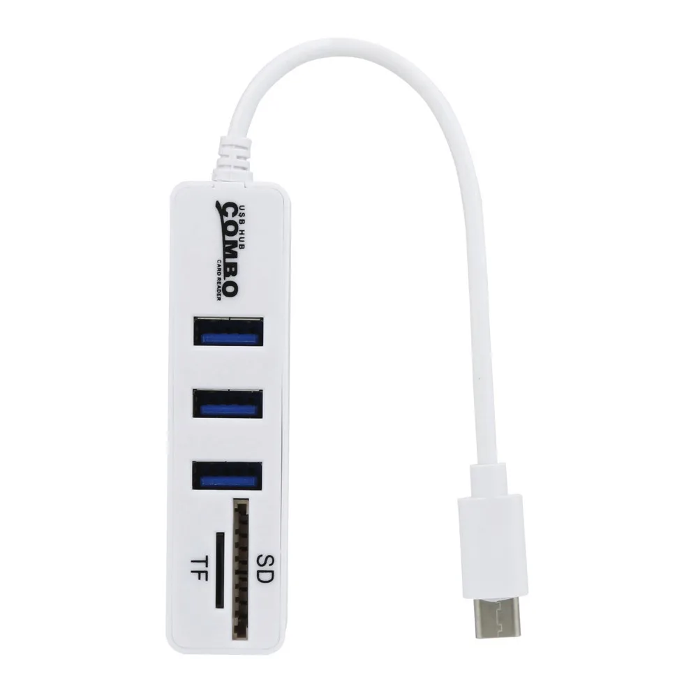 Type-c OTG USB 2 0 Hub Usb C Splitter Combo 3 Port s &amp SD/TF Card Reader в 1 Us 5 CCC | Компьютеры и офис