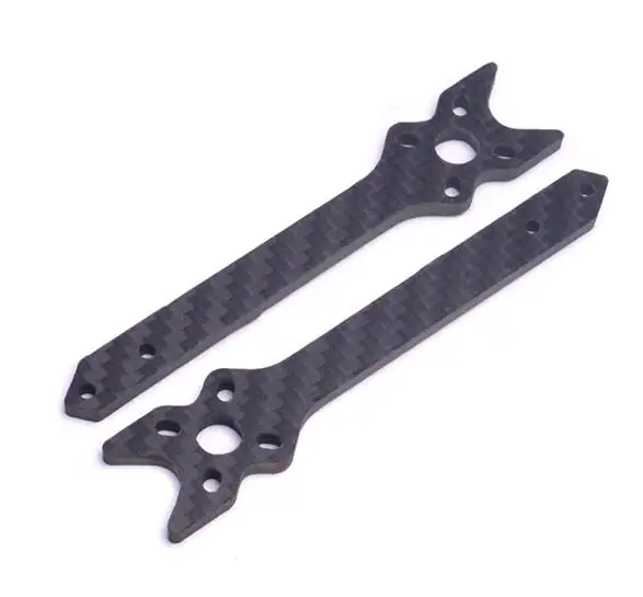 2 pcs arms HANTU 210 5 дюймов 210 мм чистый комплект из углеродного волокна для рамы с 4 мм рукояткой для Ghost FPV RC Cross Racing Drone Quadcopter - Цвет: 2 pcs arms